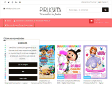 Tablet Screenshot of piruchita.com